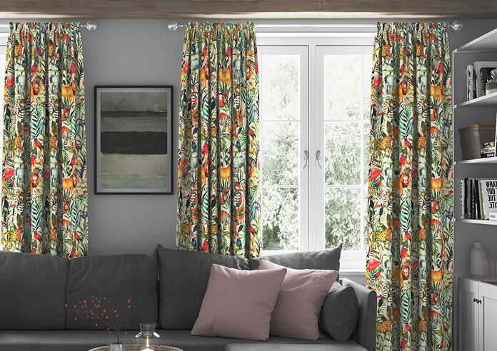 King of the Jungle, Safari - Made to Measure Curtains - Image 3